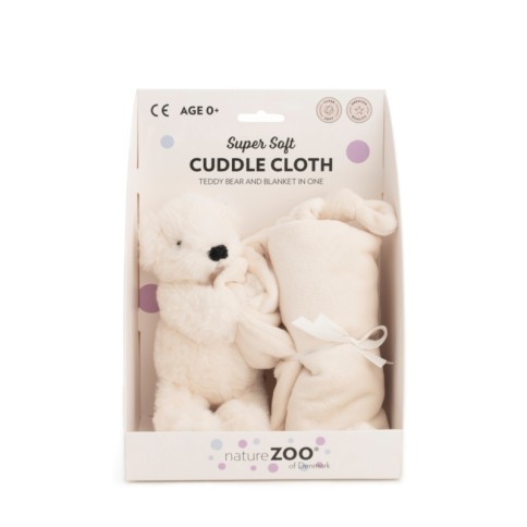 natureZOO Schmusetuch, Weißer Eisbär