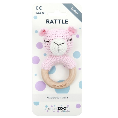 natureZOO Holzringrassel, Lama Babyrosa