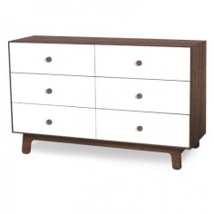 Table à langer "Merlin 6" (Base: Sparrow), Noyer