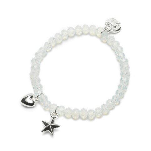 Bracelet, étoile transparente