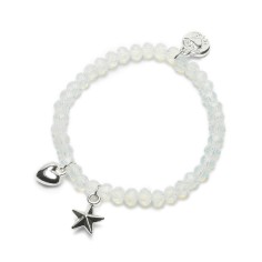 Armband, Stern Transparent