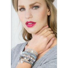 Armband, Stern / Herz Orange