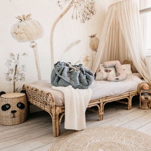 Spielzeugtasche & Krabbeldecke 3-in-1, Dusty Blue