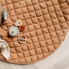 Spielzeugtasche & Krabbeldecke, Mustard Chai Tea