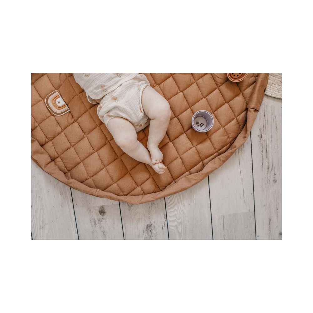 Spielzeugtasche & Krabbeldecke 3-in-1, Tawny Brown