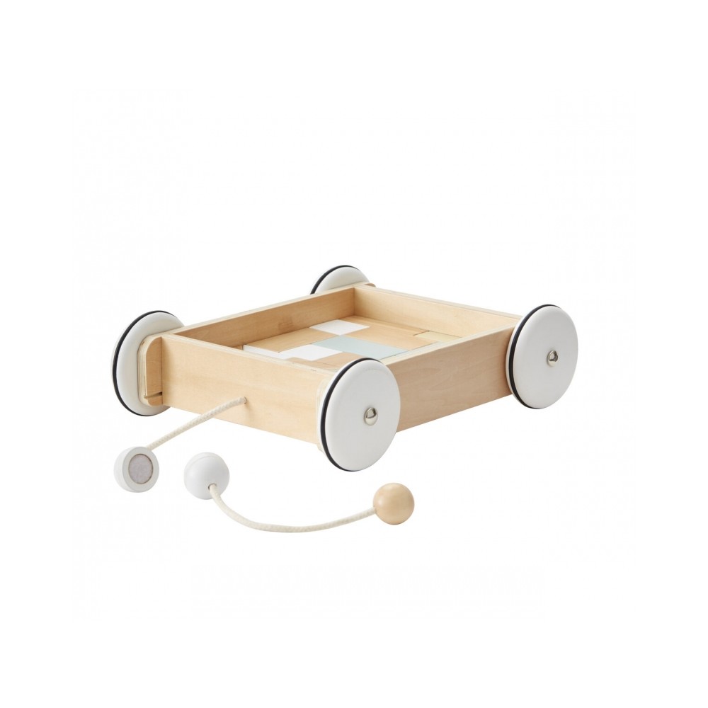 Kids Concept Wagen mit Klötzen