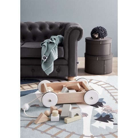 Kids Concept Wagen mit Klötzen