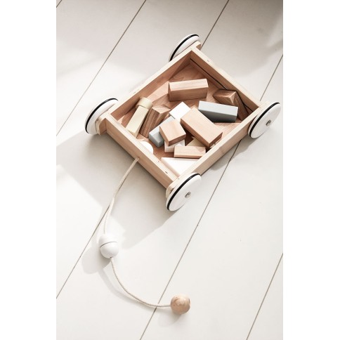 Kids Concept Wagen mit Klötzen