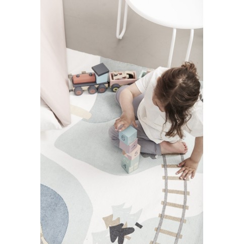 Kids Concept Holzeisenbahn mit Tieren