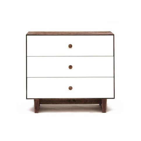 Table à langer "Merlin 3" (Base: Rhea), Noyer