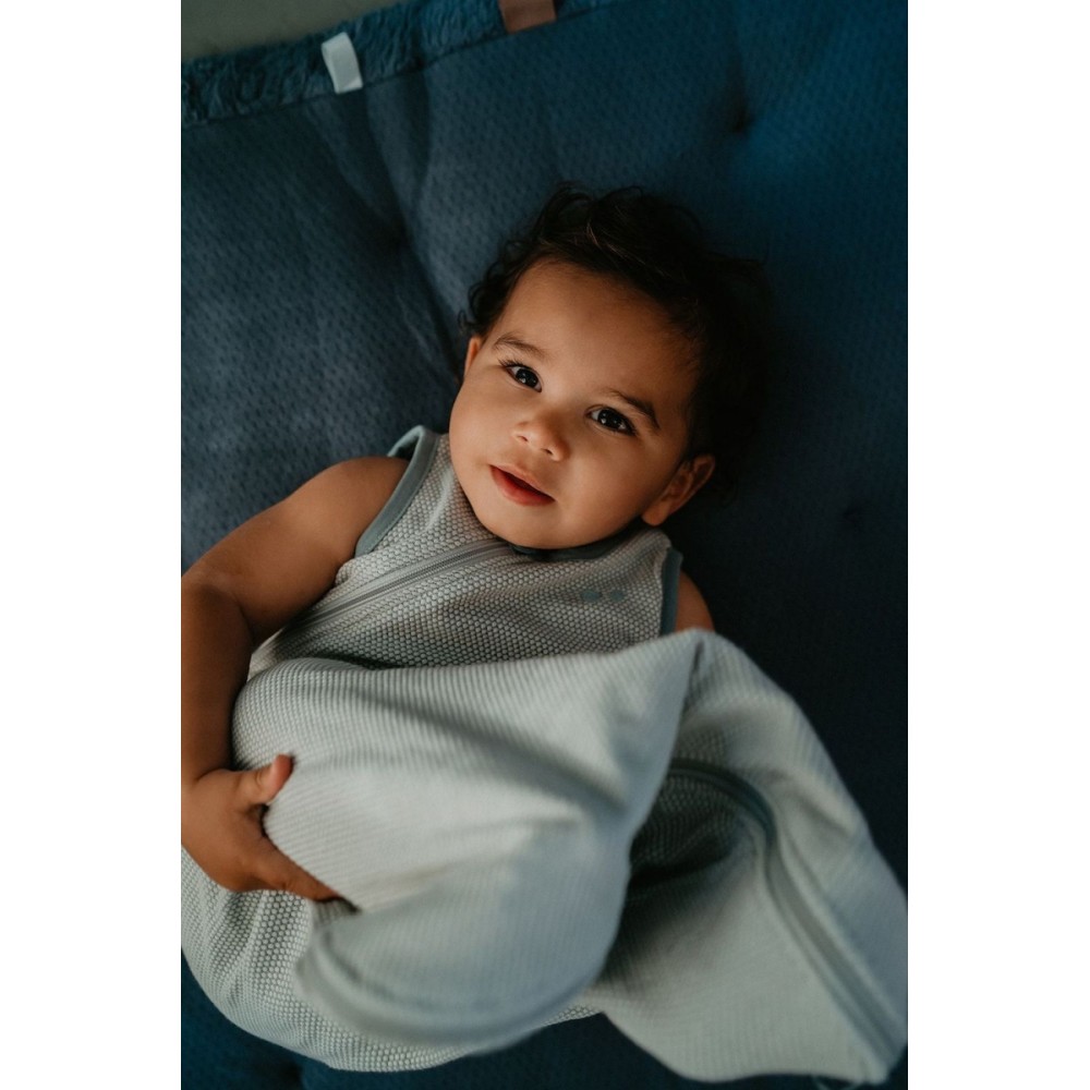 Snoozebaby Krabbeldecke / Laufgittereinlage Cheerful Playing - Fresh Blue