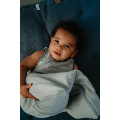 Snoozebaby Krabbeldecke / Laufgittereinlage Cheerful Playing - Fresh Blue