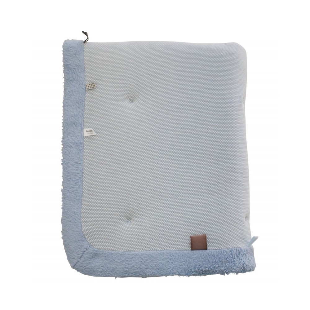 Snoozebaby Krabbeldecke / Laufgittereinlage Cheerful Playing - Fresh Blue