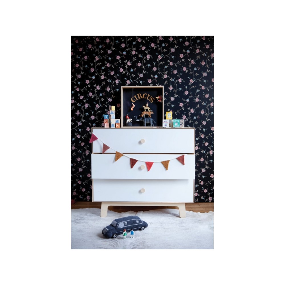 Wickelkommode "Merlin 6" (Base: Sparrow), Natur