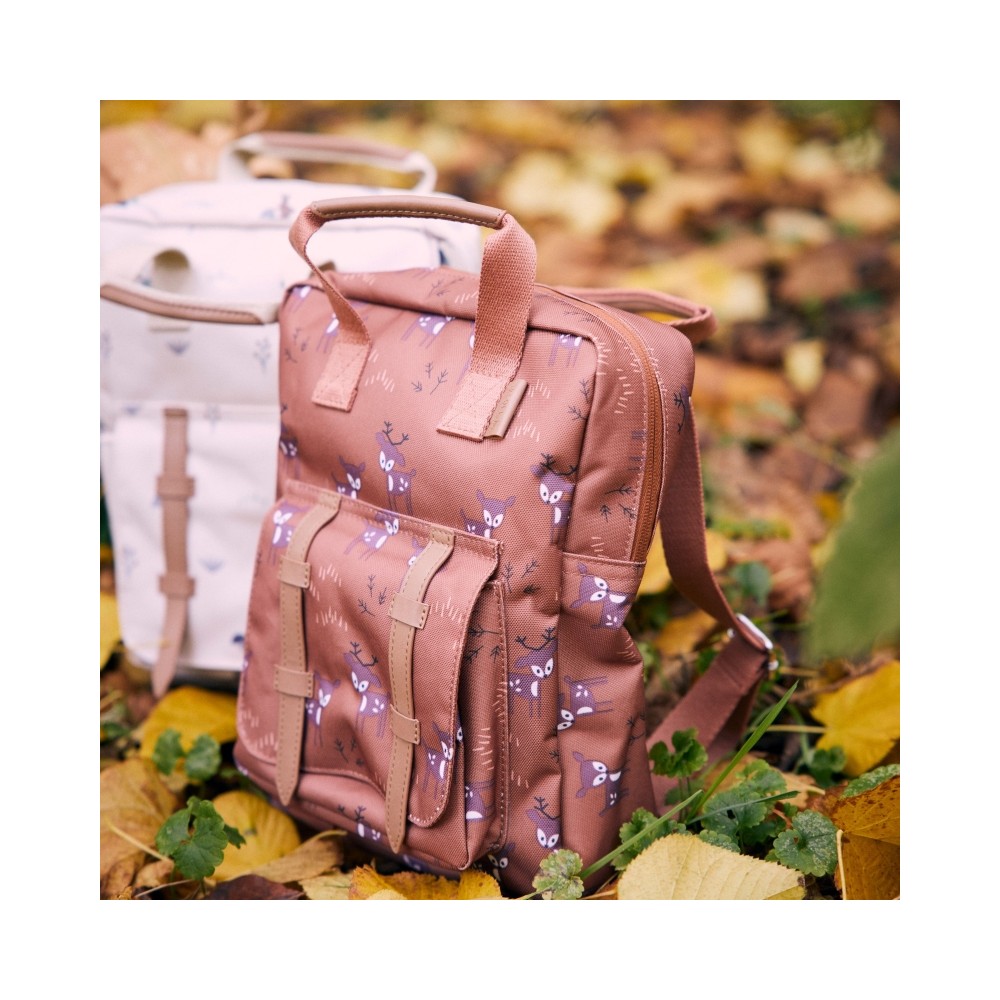 kleiner Kinder Rucksack, Indigo Dots