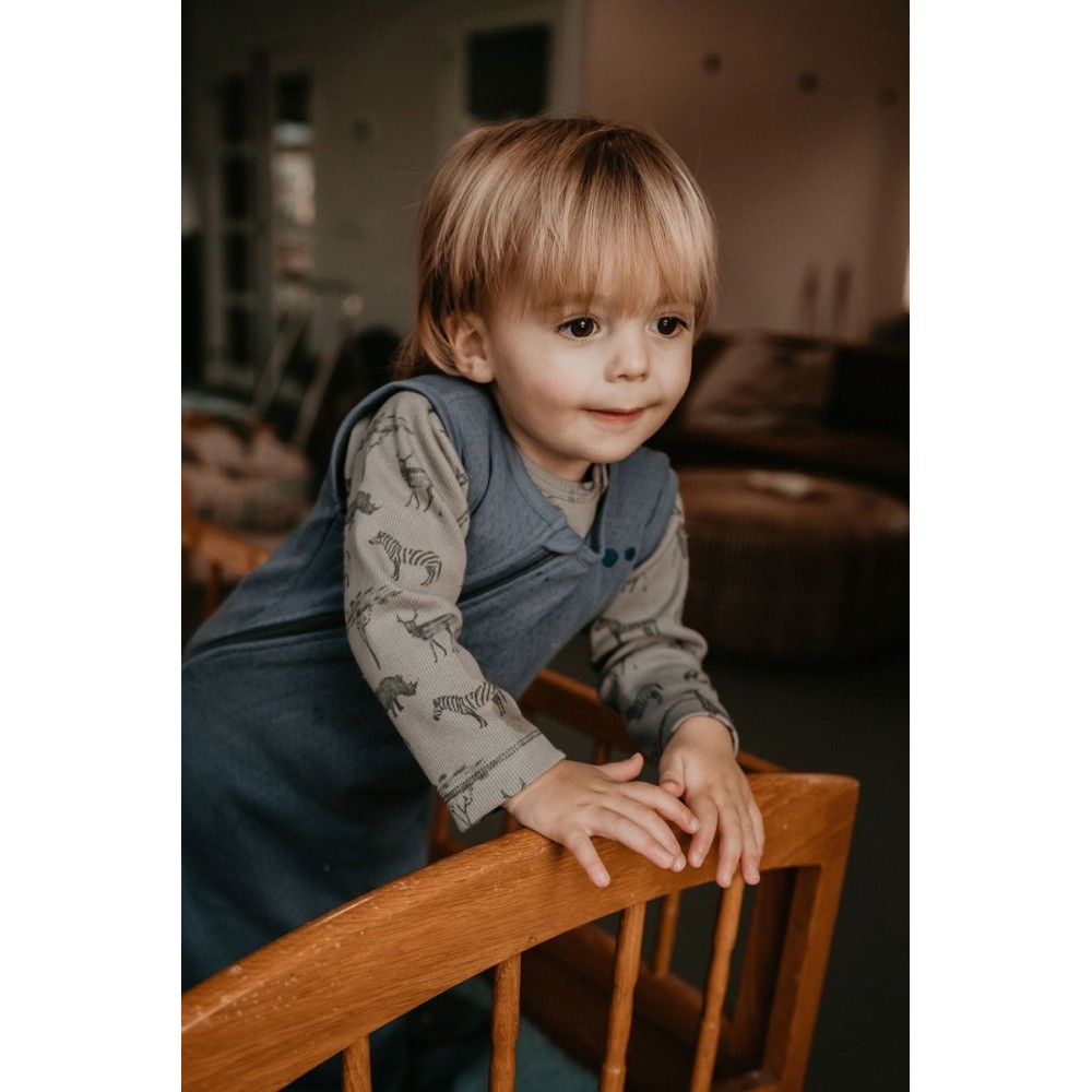Snoozebaby Schlafsack aus Bio-Baumwolle, Midnight Blue (3-9 Monate)