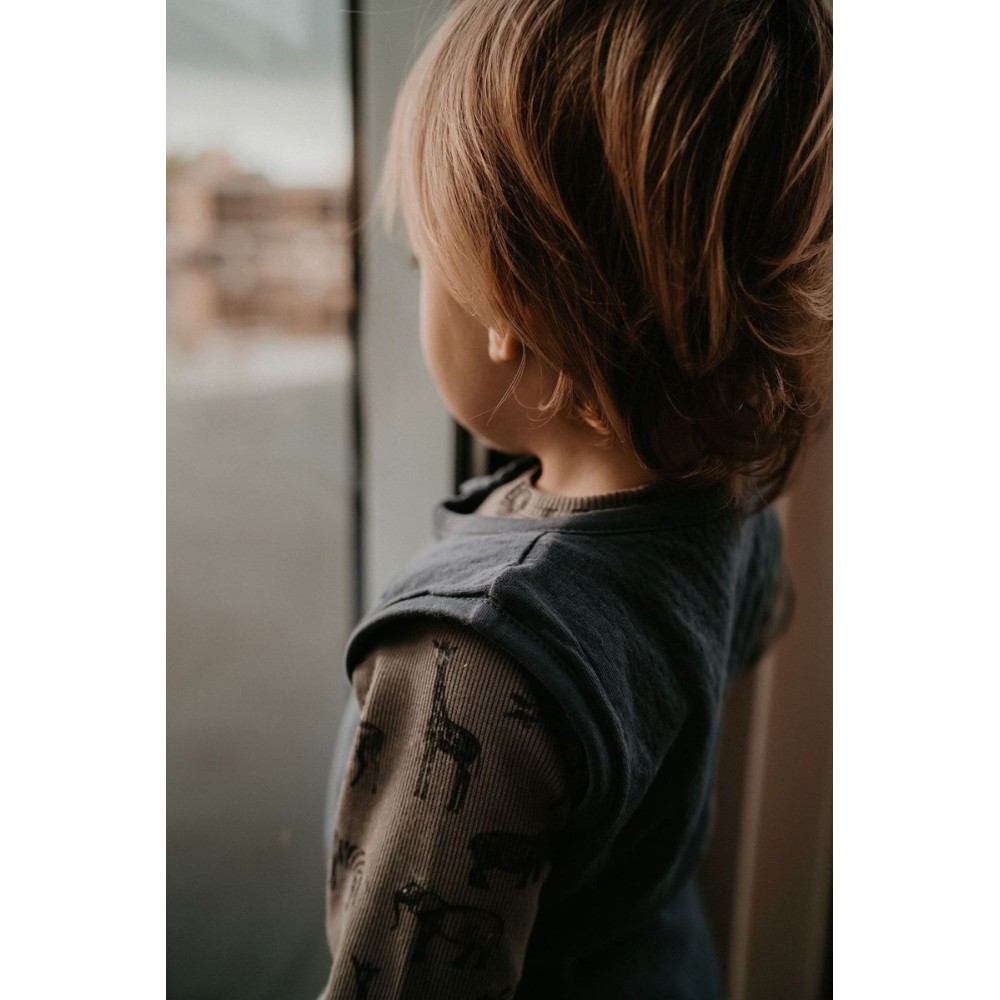 Snoozebaby Schlafsack aus Bio-Baumwolle, Midnight Blue (3-9 Monate)