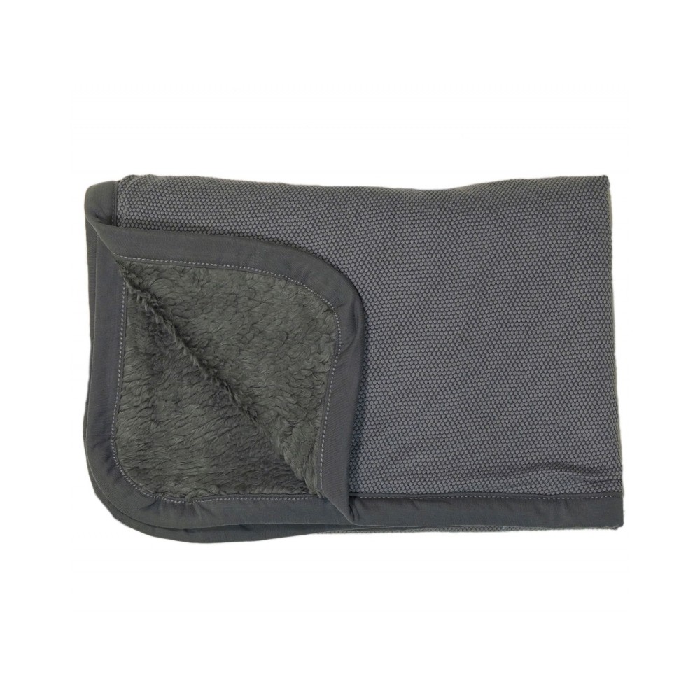 Snoozebaby Ultra-Soft Decke aus Bio-Baumwolle 75 x 100 cm, Dark Green