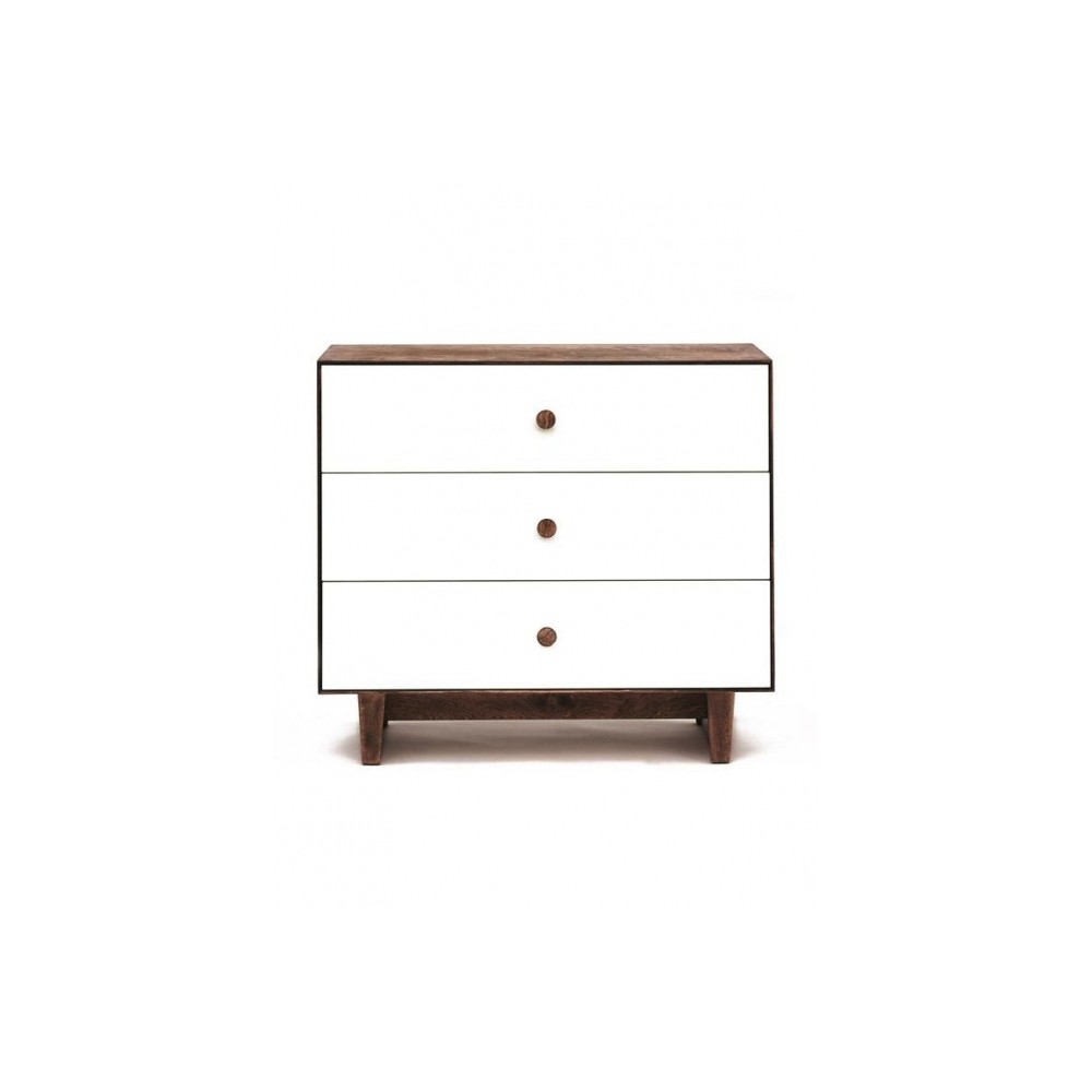 Table à langer "Merlin 6" (Base: Rhea), Noyer