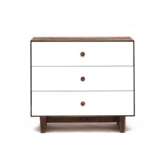 Wickelkommode "Merlin 6" (Base: Rhea), Walnuss