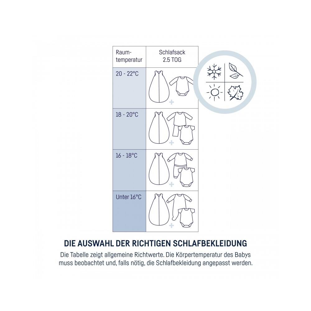 Julius Zöllner Jersey Schlafsack, Twiggy 56