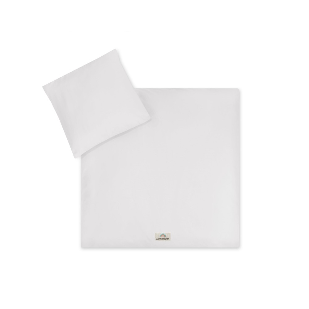Julius Zöllner Bettwäsche Uni Weiß, 80/80+35/40