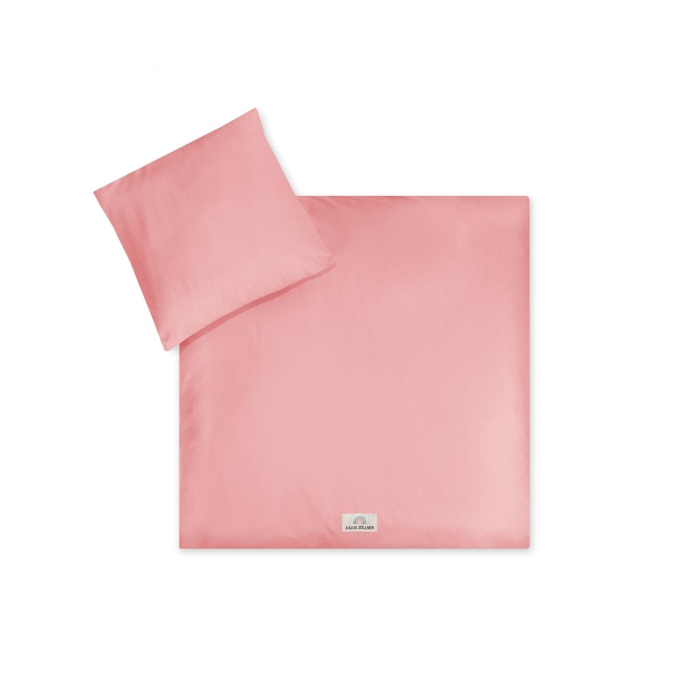 Julius Zöllner Bettwäsche Uni Mauve, 80/80+35/40