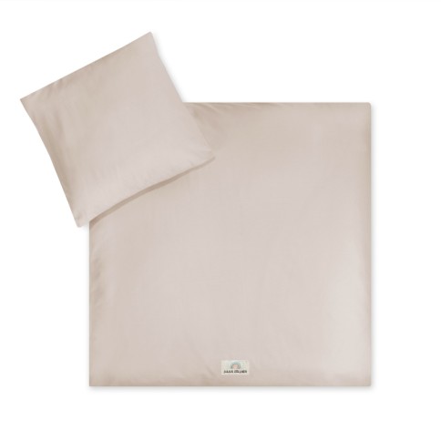 Julius Zöllner Bettwäsche Uni Taupe, 80/80+35/40