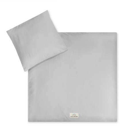 Julius Zöllner Bettwäsche uni Light Grey, 80/80+35/40