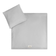 Julius Zöllner Bettwäsche uni Light Grey, 80/80+35/40