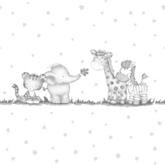 Julius Zöllner Bettwäsche, Dschungelbande 100/135+40/60