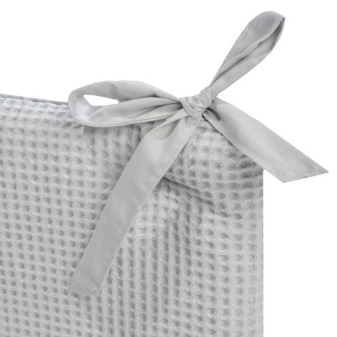 Julius Zöllner Waffelpiqué Nestchen 180/35, Light Grey