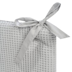 Julius Zöllner Waffelpiqué Nestchen 180/35, Light Grey