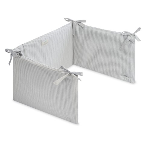 Julius Zöllner Waffelpiqué Nestchen 180/35, Light Grey