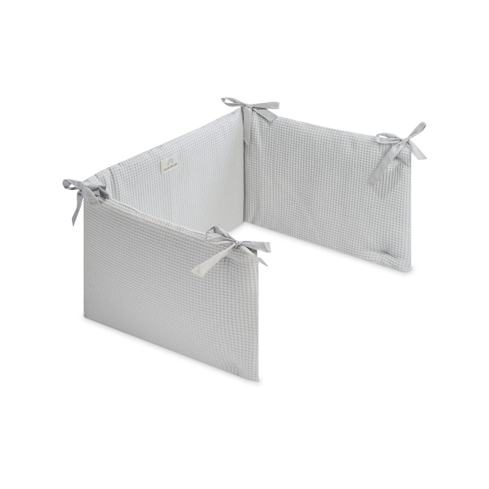 Julius Zöllner Waffelpiqué Nestchen 180/35, Light Grey