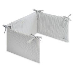 Julius Zöllner Waffelpiqué Nestchen 180/35, Light Grey