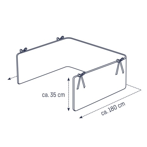 Julius Zöllner Nestchen Organic 180/35, Rainbow