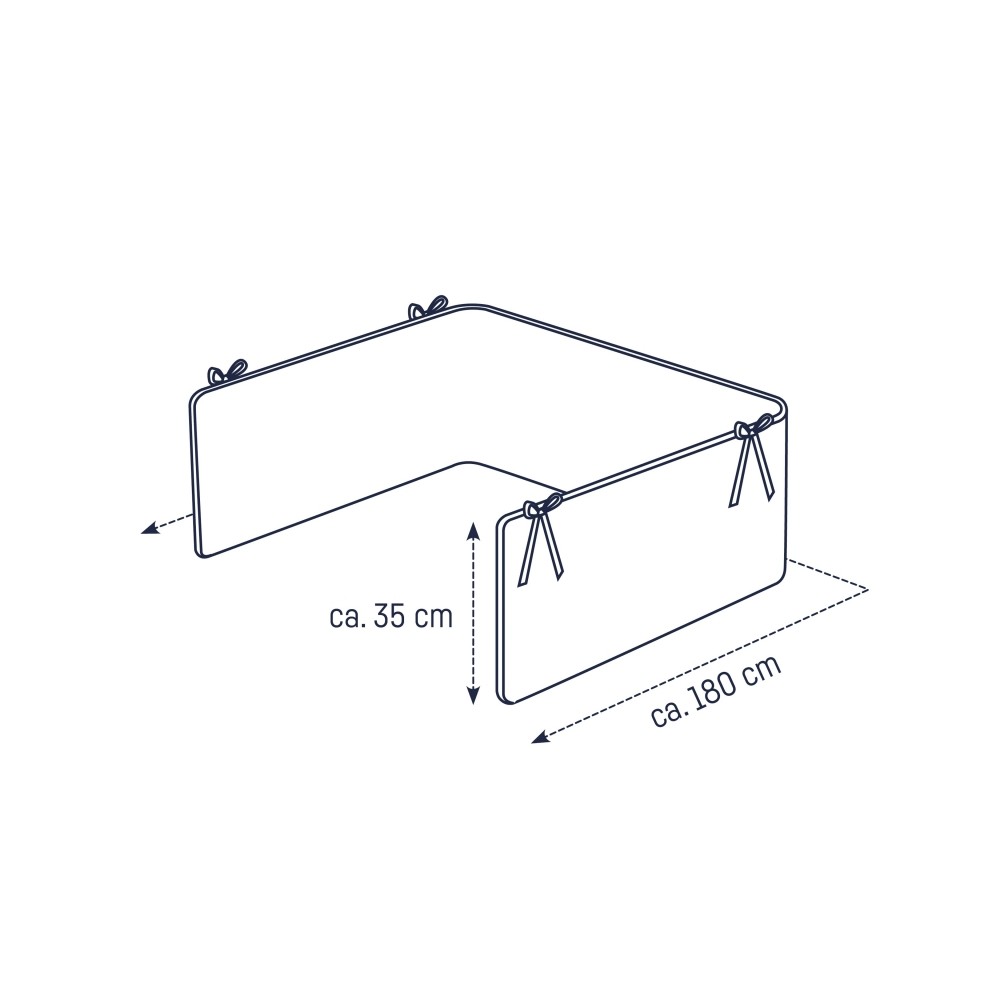 Julius Zöllner Nestchen Organic 180/35, Rainbow