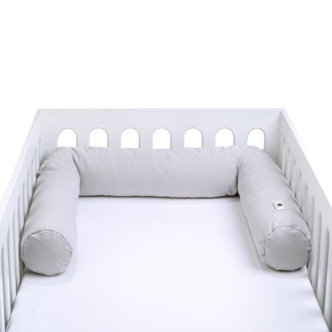 Julius Zöllner Nestchenschlange Musselin 180/Ø14, Grau