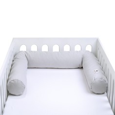 Julius Zöllner Nestchenschlange Musselin 180/Ø14, Grau