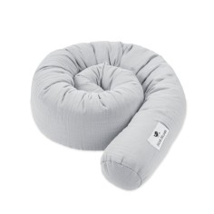 Julius Zöllner Nestchenschlange Musselin 180/Ø14, Grau