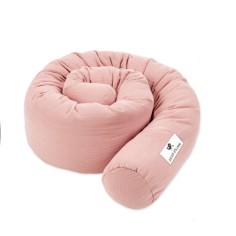 Julius Zöllner Nestchenschlange Musselin 180/Ø14, Dusty Rose