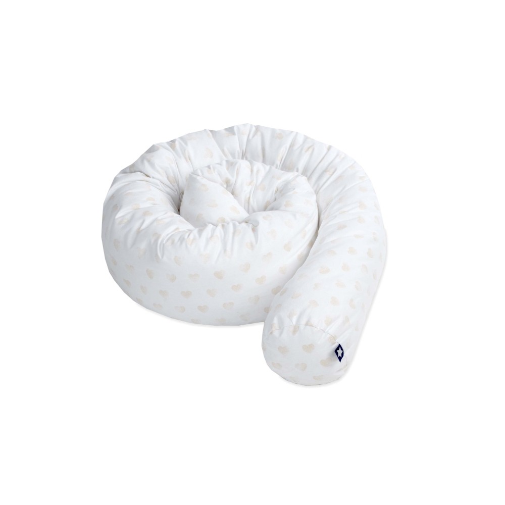 Julius Zöllner Nestchenschlange Musselin 180/Ø14, Schlummerherzen