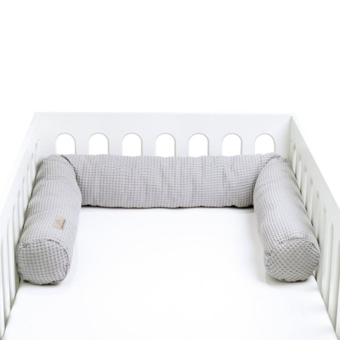 Julius Zöllner Nestchenschlange Waffelpiqué 180/Ø14, Light Grey