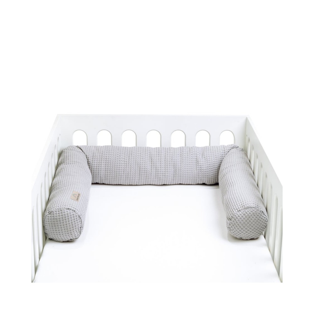 Julius Zöllner Nestchenschlange Waffelpiqué 180/Ø14, Light Grey