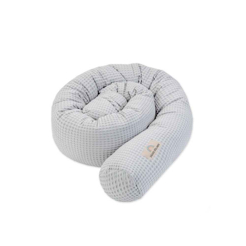 Julius Zöllner Nestchenschlange Waffelpiqué 180/Ø14, Light Grey
