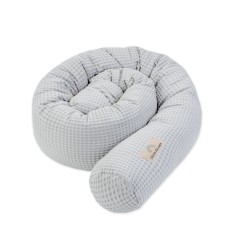 Julius Zöllner Nestchenschlange Waffelpiqué 180/Ø14, Light Grey