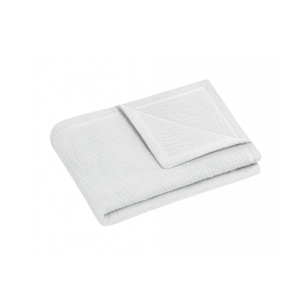 Julius Zöllner Kuscheldecke Musselin 70/100, Grau