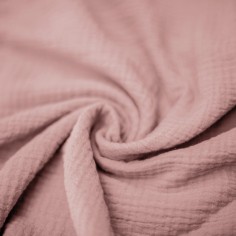 Julius Zöllner Kuscheldecke Musselin 70/100, Dusty Rose