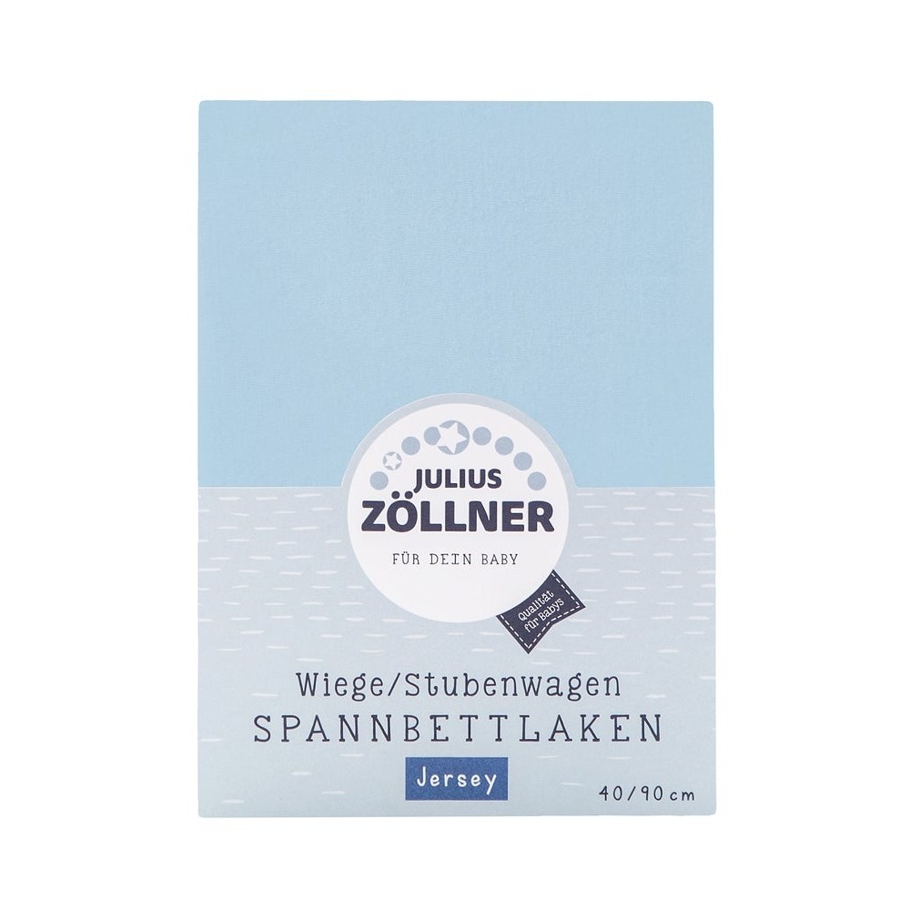 Fixleintuch Jersey Hellblau